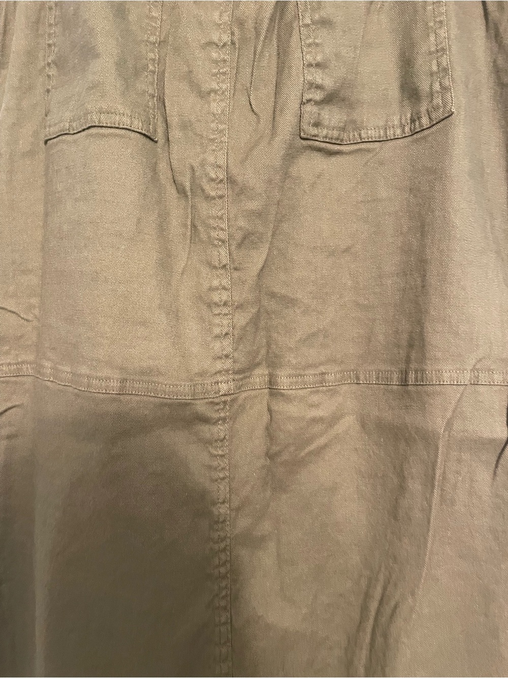 Nicole Miller Olive Green Maxi Straight Skirt - Picture 7 of 7